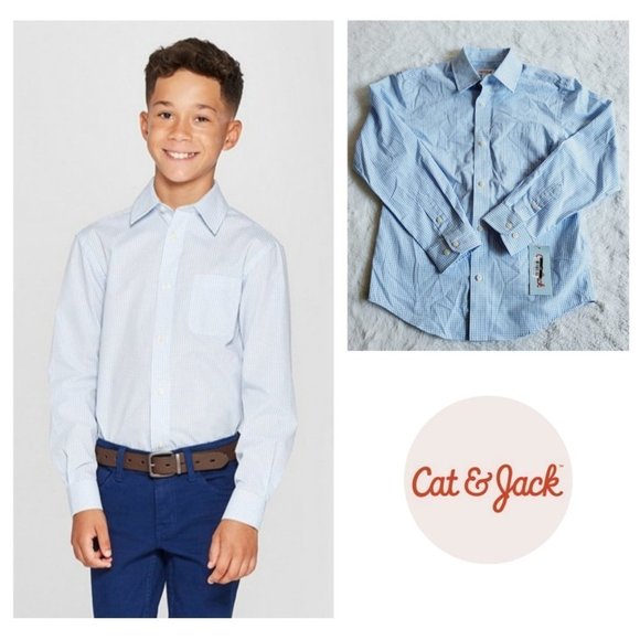 Cat & Jack Other - Cat & Jack, Boys' Button-Down Shirt, 3KIDL-O
